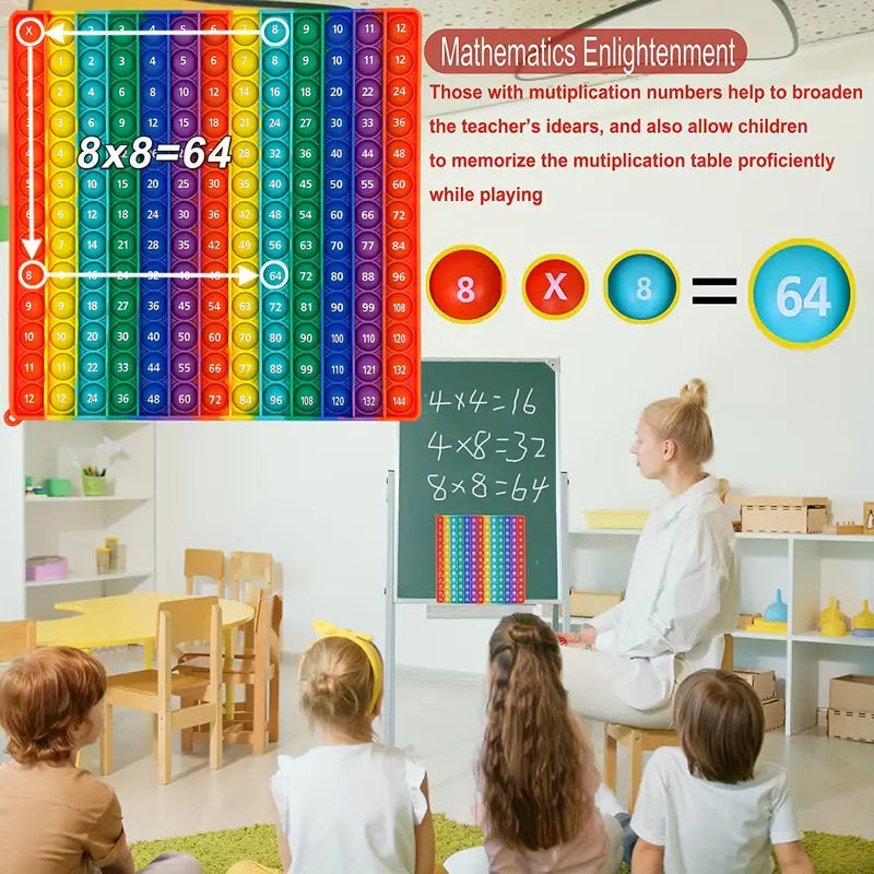 1-12 Multiplication Addition Math Pop Up learning game for kids(2 pcs)